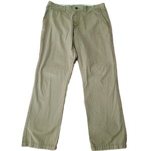 Old Navy Slim Fit Men's 32 x 30 Khaki Pants 5 Pockets 100% Cotton Classic Beige